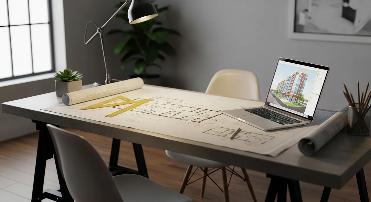 Clean, structured workspace